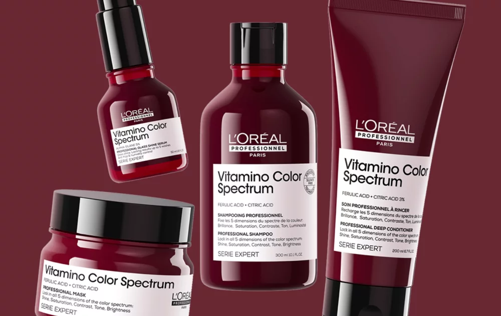 Vitamino Color Spectrum de L'Oréal Professionnel – gamme pour cheveux colorés, éclat et brillance