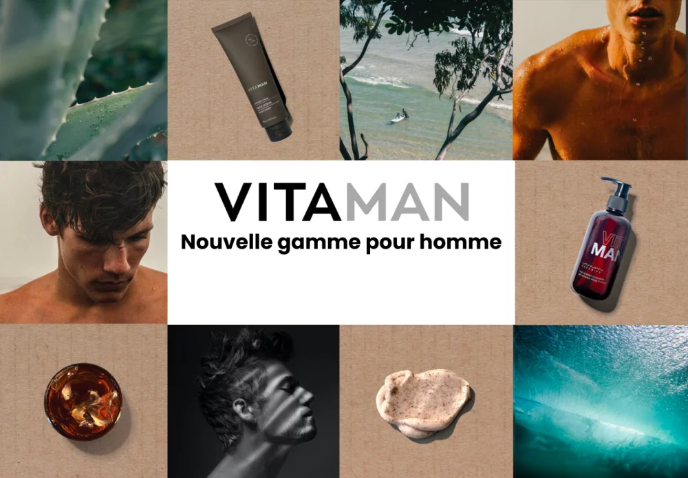 Shampoing pour homme de la marque Vitaman – soins capillaires naturels pour hommes