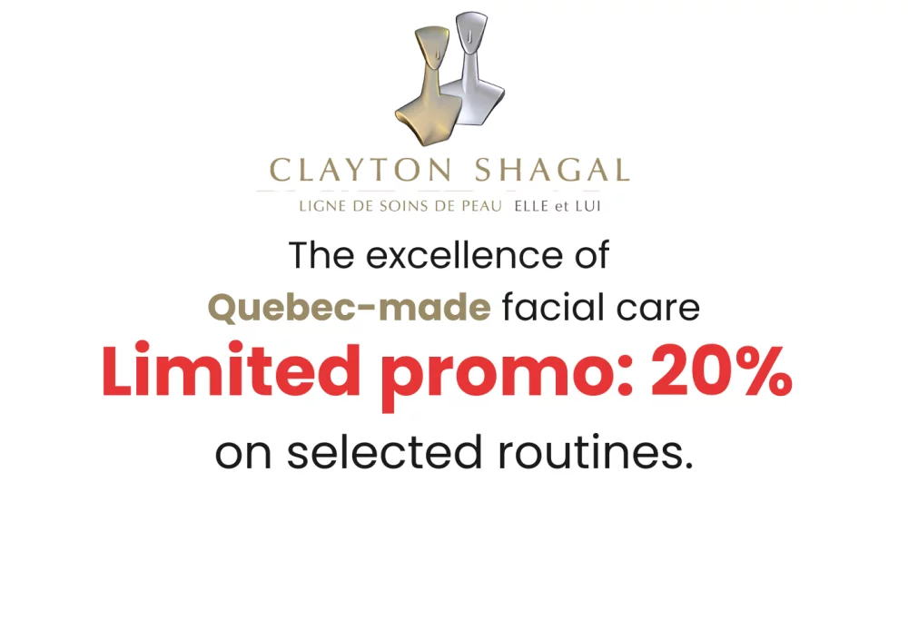 Clayton Shagal Quebec skincare with collagen and hyaluronic acid