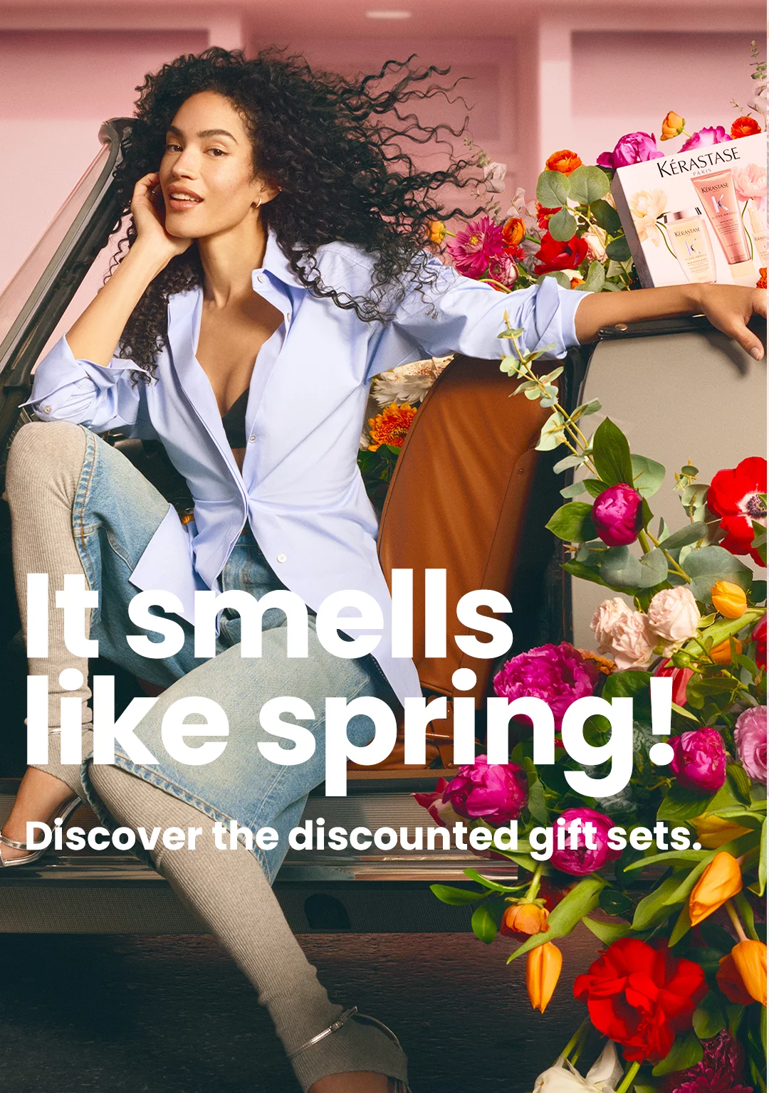 Spring gift sets with discounts on Kérastase, L'Oréal Professionnel, Shu Uemura, and Pureology products