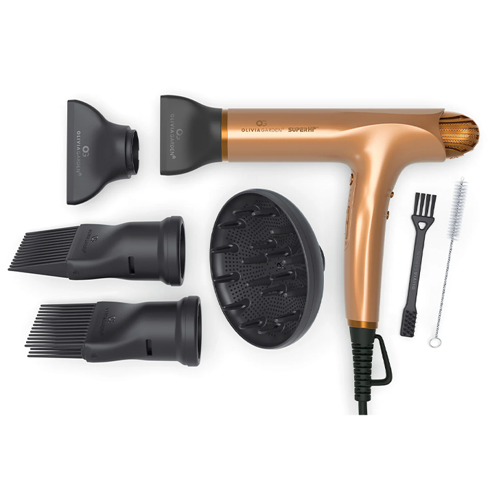 SuperHP High Performance Professional Hair Dryer With Free Gift Olivia Garden