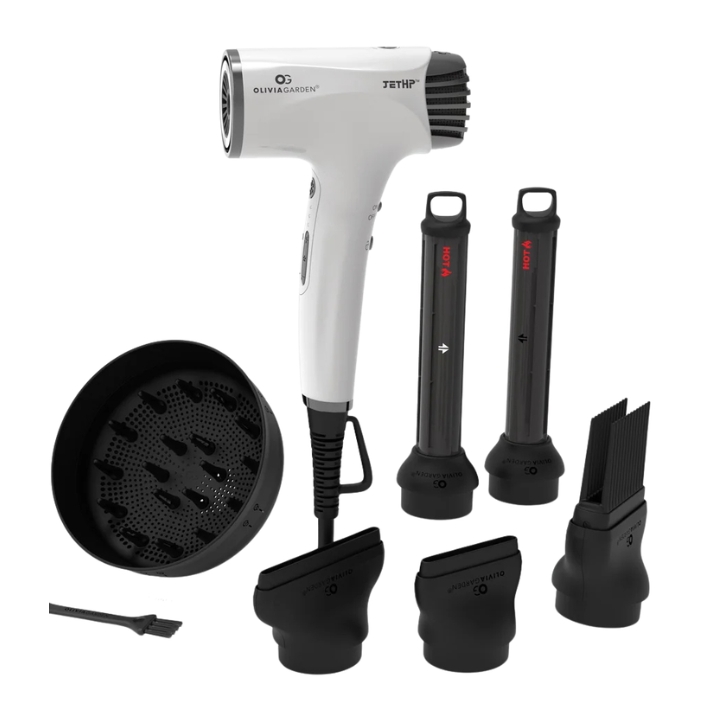 The Olivia Garden JetHP High-Performance Compact Professional Hair Dryer